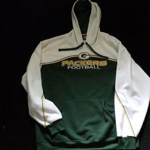 GREENBAY Packers hooded sweatshirt.